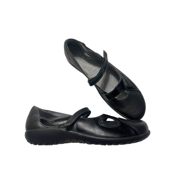 Naot Black Leather Mary Janes Size 9 - Picture 4 of 9
